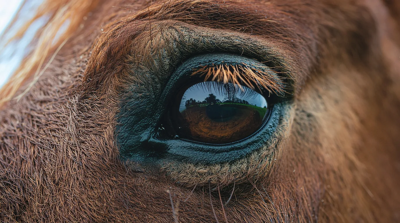 Un regard de cheval au Centre Cheval Poney, Bassillac et Auberoche